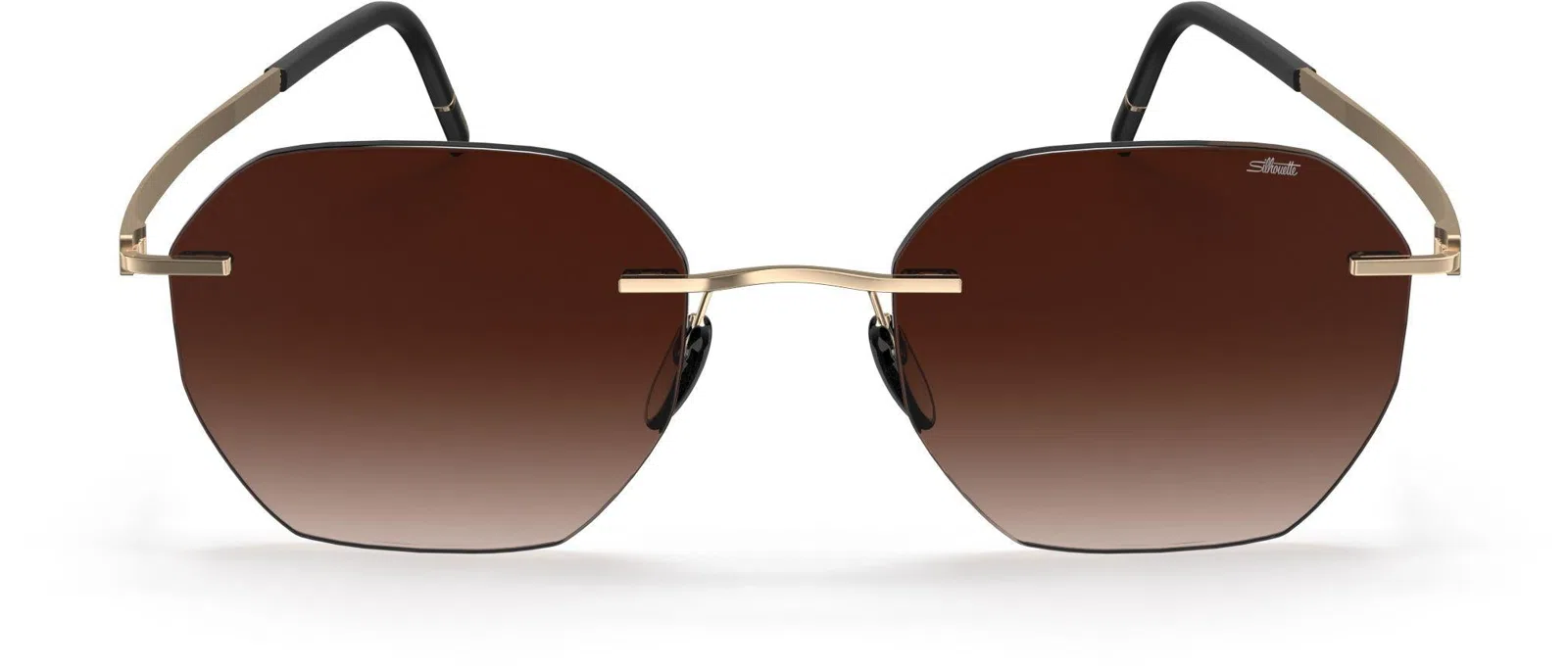 Silhouette Cabrillo Rimless 8748 Sunglasses - view 2